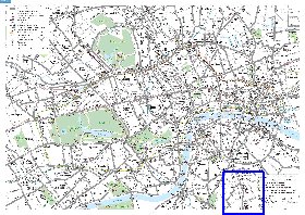 Transporte mapa de Londres