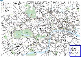 Transporte mapa de Londres