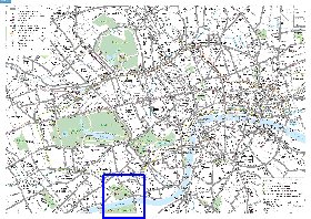 Transporte mapa de Londres