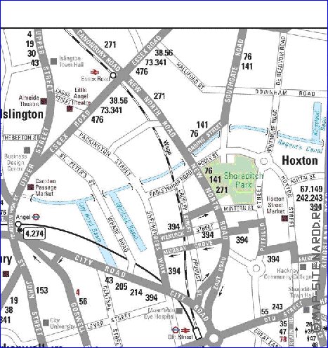 Transporte mapa de Londres