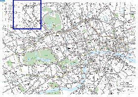 Transporte mapa de Londres