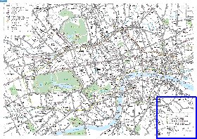 Transporte mapa de Londres