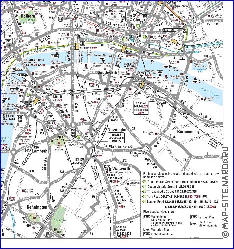 Transporte mapa de Londres