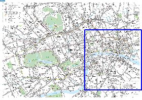 Transporte mapa de Londres