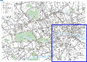 Transporte mapa de Londres