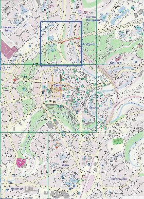 carte de  ville Luxembourg