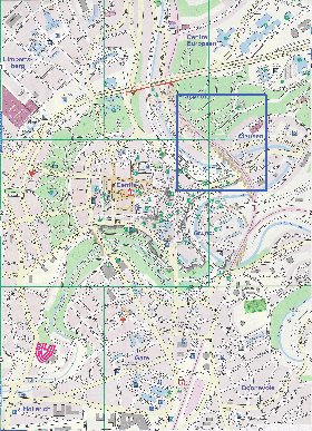 carte de  ville Luxembourg