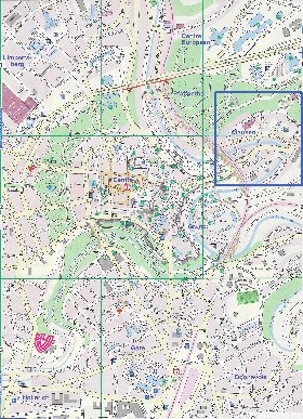 carte de  ville Luxembourg