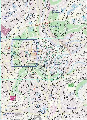 carte de  ville Luxembourg