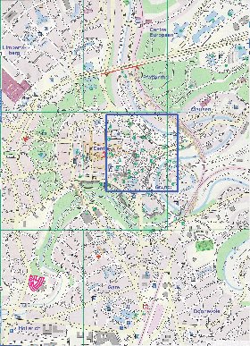 carte de  ville Luxembourg