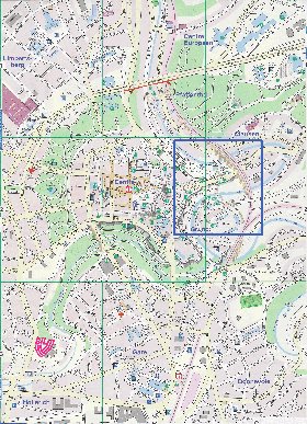 carte de  ville Luxembourg