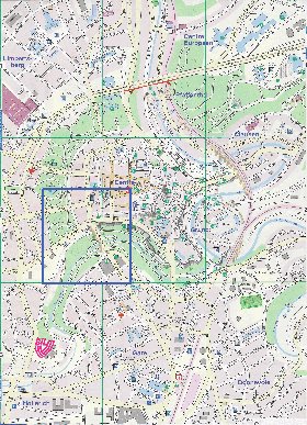 carte de  ville Luxembourg