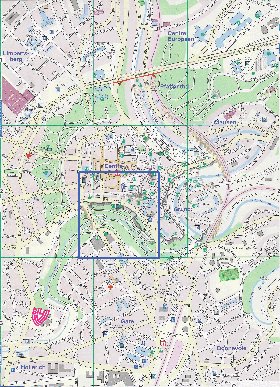 carte de  ville Luxembourg