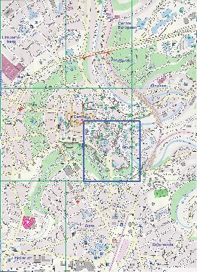 carte de  ville Luxembourg