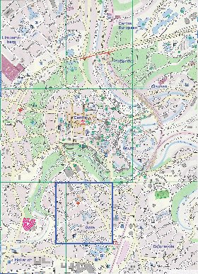 carte de  ville Luxembourg