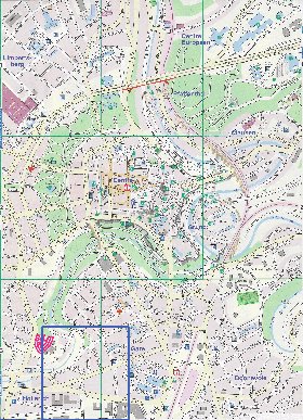 carte de  ville Luxembourg