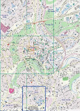 carte de  ville Luxembourg