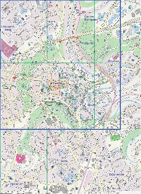 carte de  ville Luxembourg