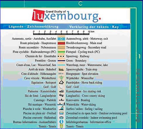 carte de Luxembourg