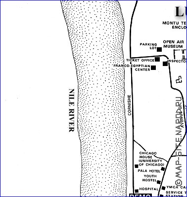 mapa de Luxor