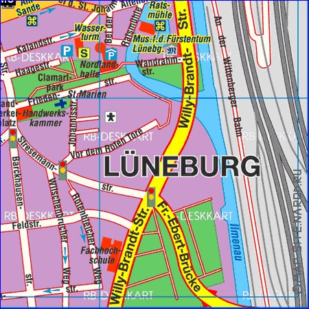 carte de Lunebourg