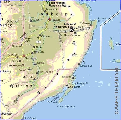 mapa de Luzon